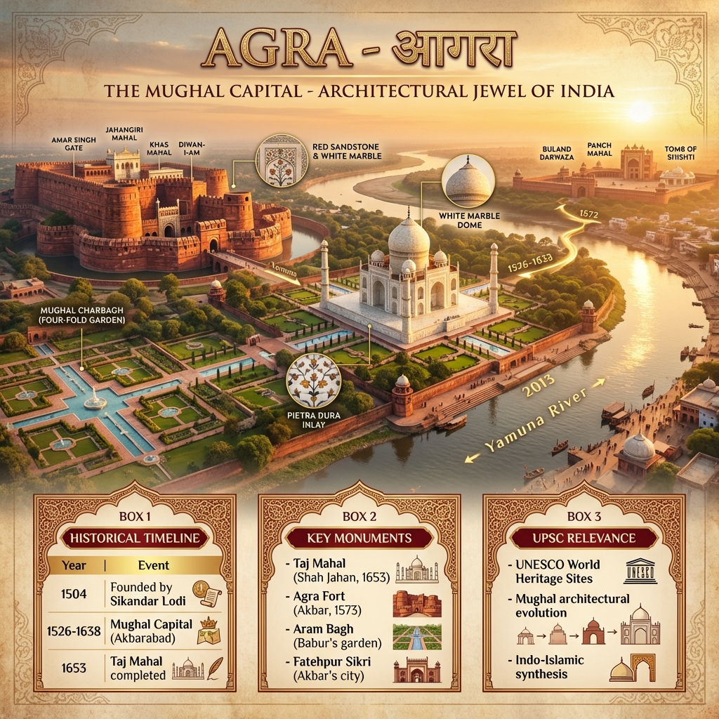 Agra Fort & City