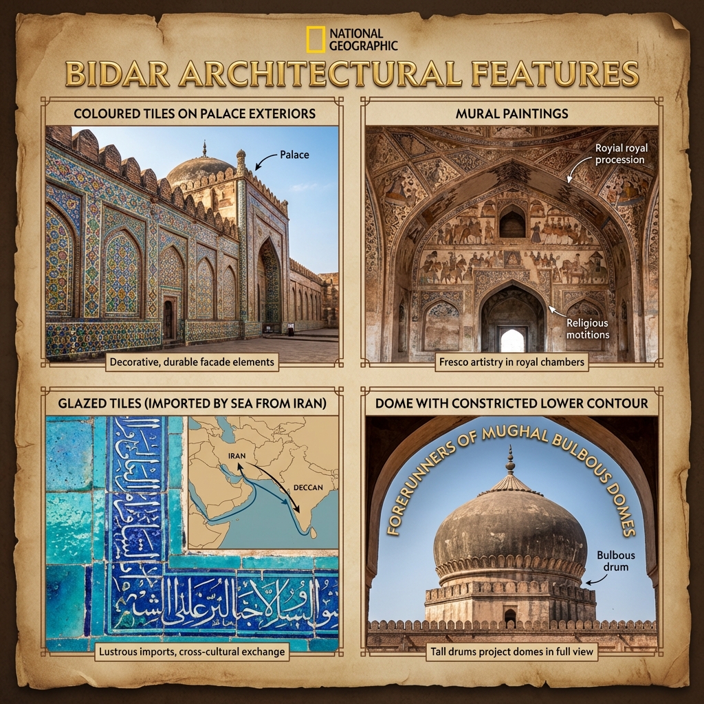 Bidar Architectural Features
