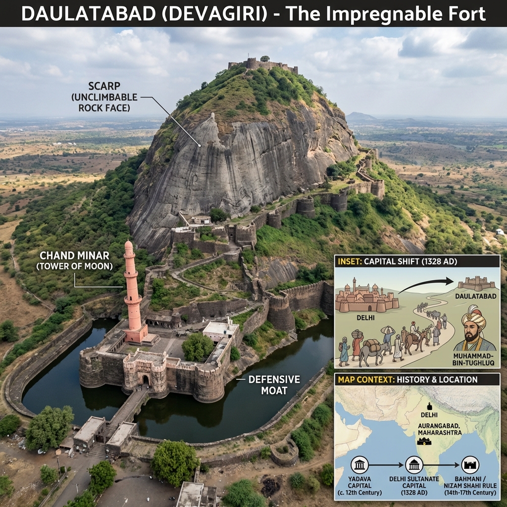Daulatabad Fort (Devagiri)
