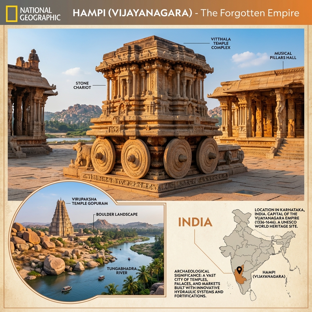 Hampi: Stone Chariot