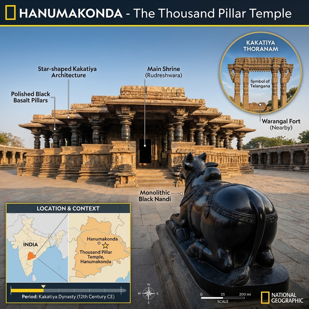 Hanumakonda Thousand Pillar Temple