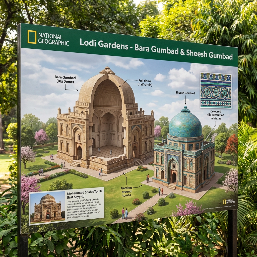Lodi Gardens Monuments