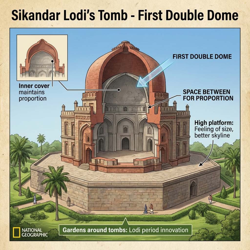 Sikandar Lodi Double Dome
