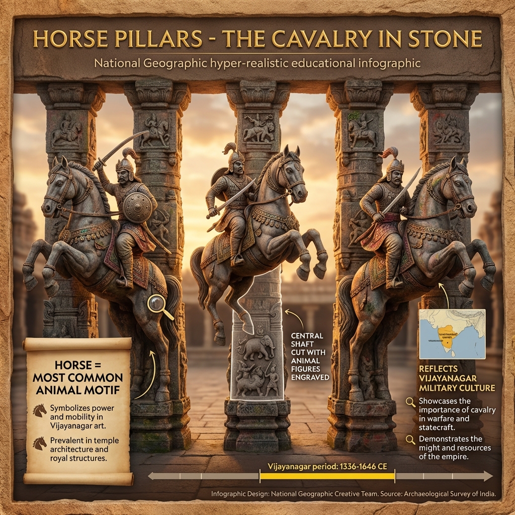 Vijayanagar Horse Pillars