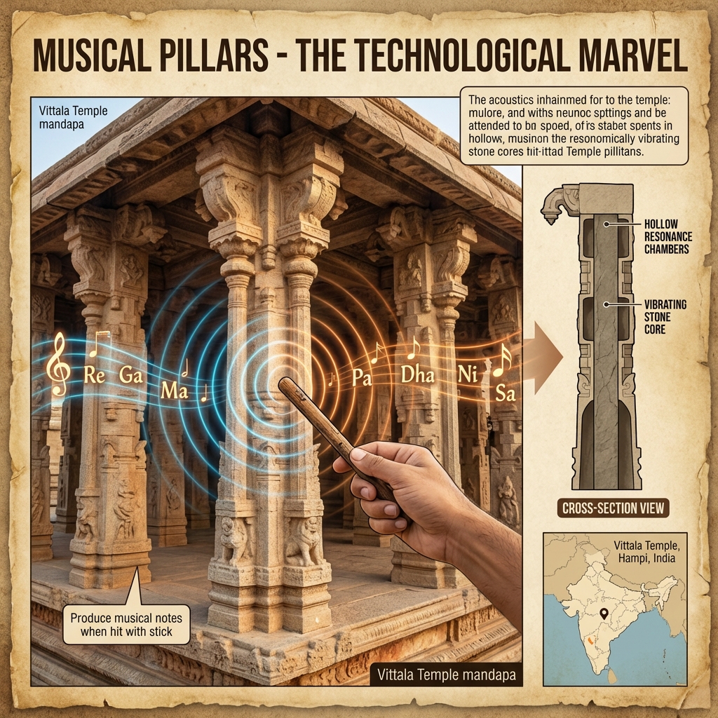 Vijayanagar Musical Pillars