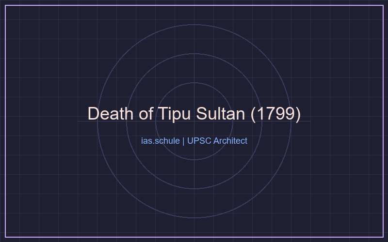 The Death of Tipu Sultan (1799)